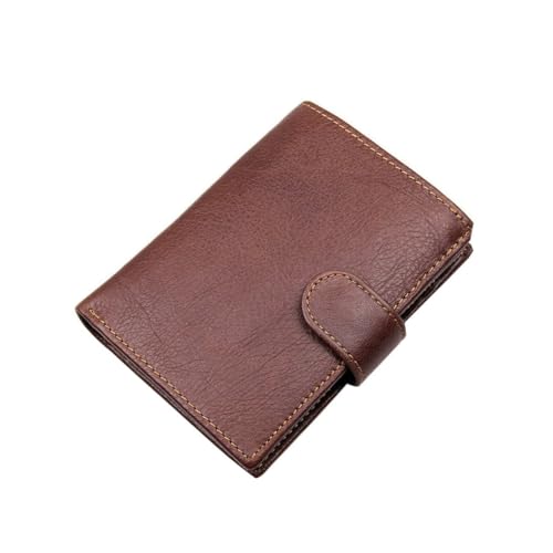 GLSTOY Casual Retro Geldbörse Für Mehrfachkarten Wallet Kaffee Portemonnaie Für Kreditkarten Und Bargeld Für Alltag Und Besondere Anlässe von GLSTOY