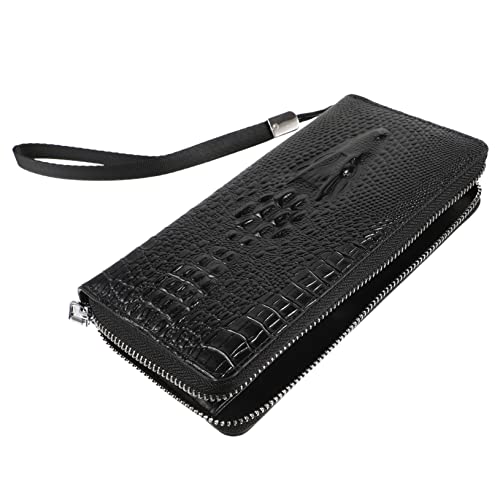 GLSTOY 1stück Geldbörse Pu Mit Großer Kapazität Alligator-Print Multifunktionale Reißverschluss-Handtasche Für Karten Und Bargeld Für Und Alltag von GLSTOY