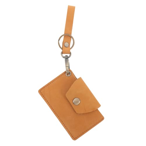 GLSTOY Kartenbeutel Aus Leder Tragbares Kartenetui Kleiner Geldbeutel Für Damen Kartenhalter Mit Münzaufbewahrung Praktische Reisetasche von GLSTOY