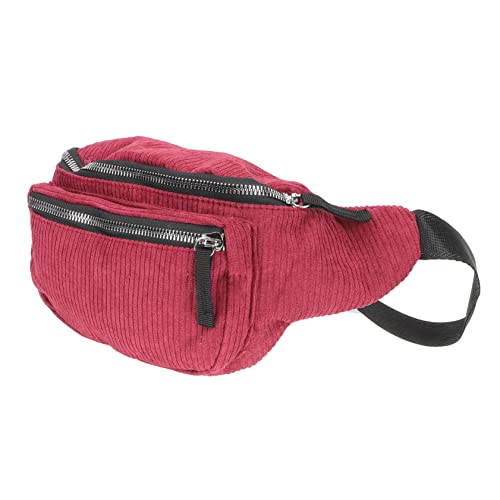 GLSTOY Stylische Umhängetasche Velours für Damen und Herren Große Kapazität Verstellbare Schulterriemen Outdoor Brusttasche Praktische Tasche für Reisen und Sport von GLSTOY
