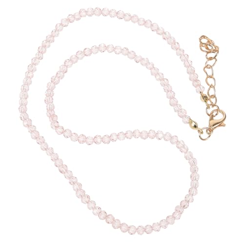 GLSTOY Kristallkette Damen Verstellbar Modischer Schmuck Leichtes Design Zarte Halskette für Frauen Teenager zu Geburtstag Weihnachten von GLSTOY