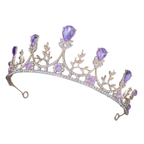 GLSTOY Haar-accessoire Braut Für Hochzeit Strass Stirnband Für Frauen Geburtstag Krone von GLSTOY