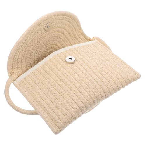 GLSTOY Mini Handytasche Damen Umhängetasche Geflochtene Schultertasche Elegant Leicht Für Alltag von GLSTOY