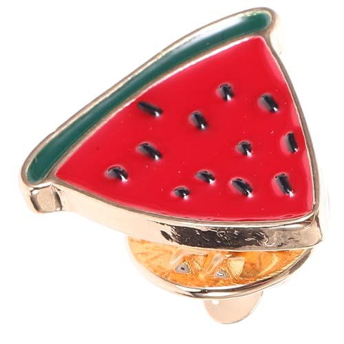 GLSTOY Modische Wassermelonen brosche Anstecknadel für Damen Kreativer Cardigan Clip mit Glatter Oberfläche Stilvoller Schmuck für Alltag Party Geburtstag Vielseitig und Auffällig von GLSTOY