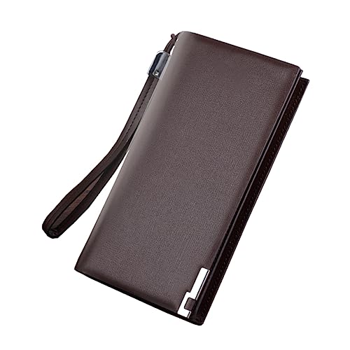 GLSTOY Multifunktionale Herren Geldbörse Mit Großem Fassungsvermögen Langer Reißverschluss Brieftasche Praktische Aufbewahrung Für Karten Und Bargeld von GLSTOY