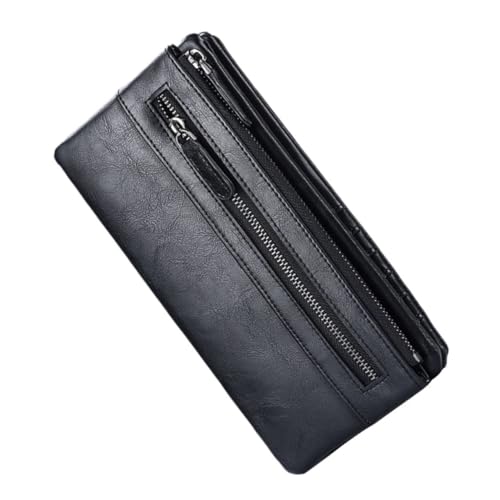 GLSTOY Multifunktionale Herren Geldbörse mit Großem Fassungsvermögen Kurzformat Portemonnaie aus Weichem Material Karten Scheinfach Vielseitig und Kompakt Geschenk für Männer von GLSTOY