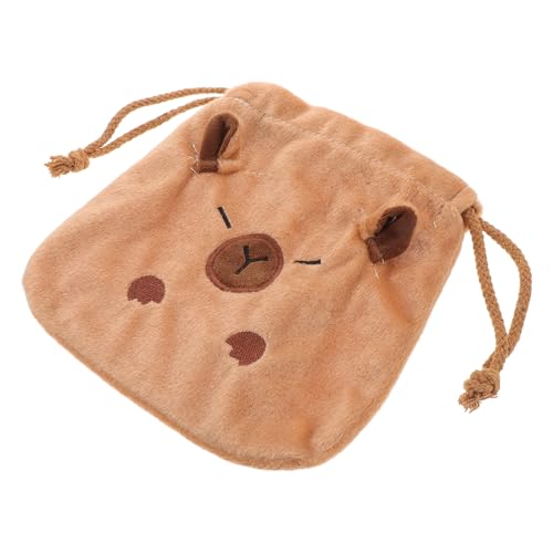 GLSTOY Fluffy Kosmetik Organizer Mit Zugband Großer Süßer Tier-Make-up Beutel Für Reisen Und Täglichen Gebrauch Leicht Und Tragbar Für Ihre Schönheitsprodukte von GLSTOY