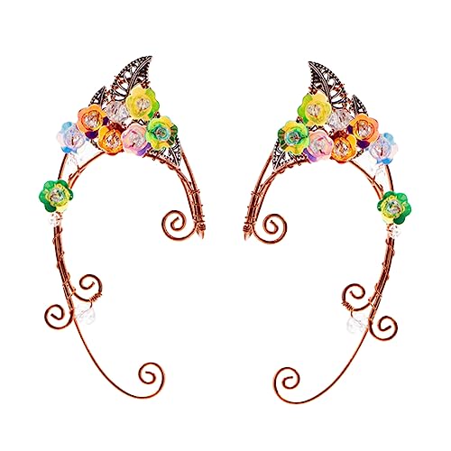 GLSTOY Ohrschmuck Non Piercing Damen Ear Cuff Ohrstulpen Ohrklammern für Halloween Cosplay Hochzeit von GLSTOY