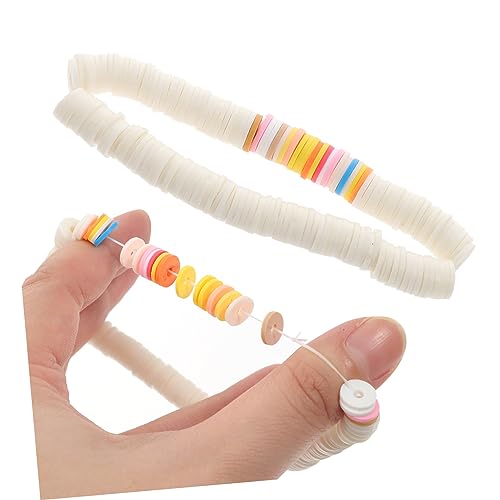 GLSTOY Bunt Armband Damen Aus Polymer Clay Strand Handgelenkkette Elastisch Für Party Reisen Alltag Kreatives Handgelenkschmuck Geschenk Für Freunde Familie von GLSTOY