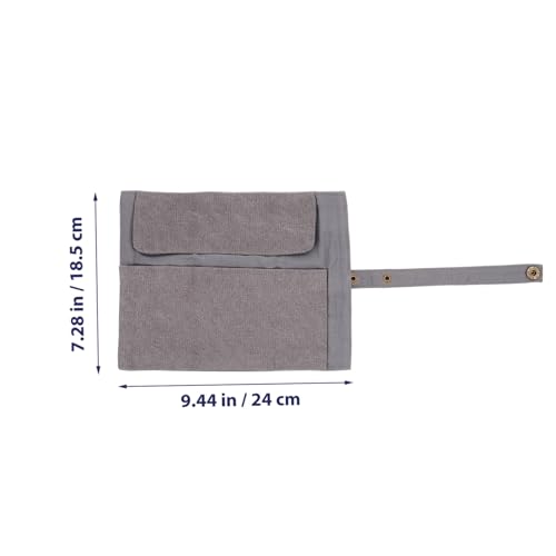 GLSTOY Rollmäppchen Leinwand Federmäppchen mit Großer Kapazität Platzsparend Schützend für Farbstifte Pinsel Aquarellstifte Schule und Künstlerbedarf von GLSTOY