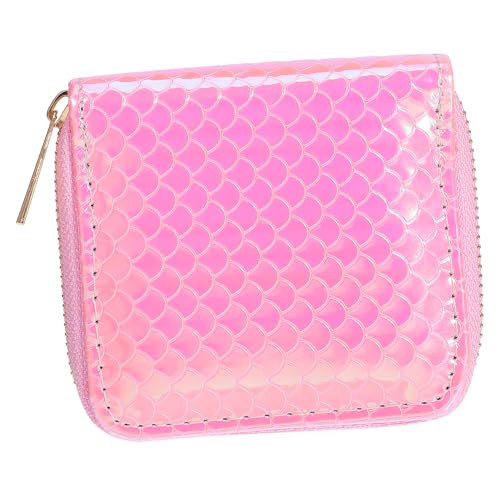 GLSTOY Meerjungfrau Geldbörse Pu Münztasche Mit Reißverschluss Für Frauen Kleine Geldbörse Für Täglichen Gebrauch Glänzendes Design Minimalistisch Und Stilvoll Für Münzen Und von GLSTOY