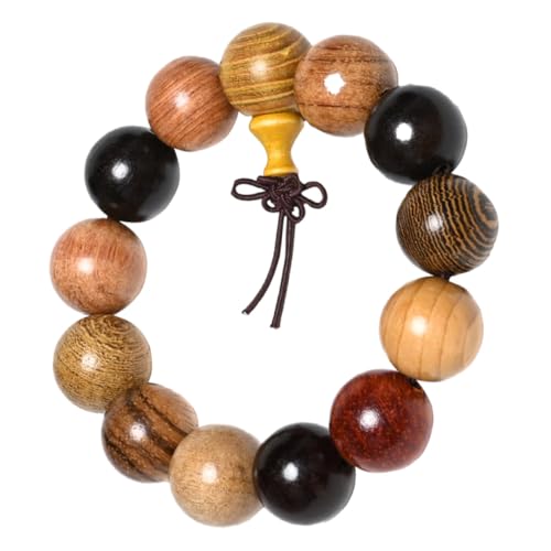 GLSTOY Holzperlenarmband Für Männer Buddha-perlenarmband Holzarmbänder Handschmuck Armband Für Langanhaltend Angenehm Zu Tragen von GLSTOY