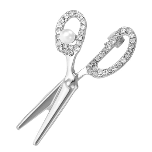 GLSTOY Scherenbrosche Legierung mit Modisches Accessoire für Damen Anstecknadel für Outfits für Partys Besondere Anlässe Langlebig Sicher der Anwendung von GLSTOY