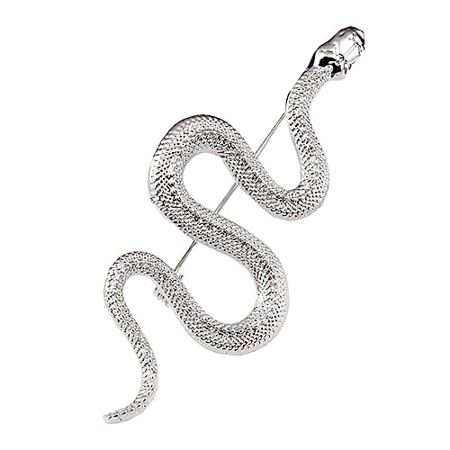 GLSTOY Schlangen Brosche Einzigartige Schlangendesign Brosche Legierungsmaterial Kleidungsaccessoire Brustpin Dekoration Für Damen Und Männer von GLSTOY