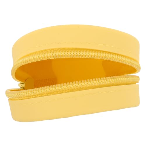 GLSTOY Mini Purse Niedliche Runde Geldbörse Mit Ohrhörer-Fach Praktischer Münzaufbewahrungstasche Für Kompakte Und wasserdichte Mini-Wallet Für Und Alltag von GLSTOY