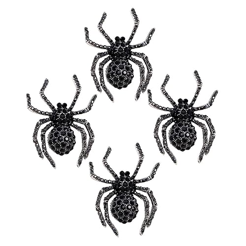 GLSTOY Vintage Spinnenbrosche Für Damen Schicke Halloween-spinnen-kleidungsdekoration Retro-anstecknadel Mit Feiner Verarbeitung Für Schals Und Hüte von GLSTOY