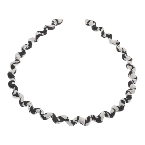 GLSTOY Dünnes Stirnband Mit Kuh-print Gewelltes Stoffdesign Für Frauen Und Mädchen Rutschfestes Haar-accessoire Für Spa-momente Und Gesichtswäsche von GLSTOY