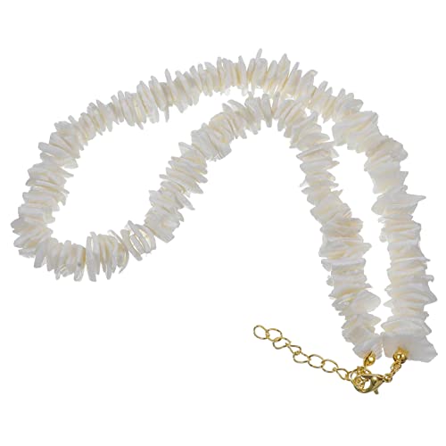 GLSTOY Unregelmäßige Muschel Schmuckkette Verstellbare DIY Kette für Damen und Herren Leichte Langlebige Halskette Geeignet für Armband und Fußkettchen Basteln Handgemachte von GLSTOY