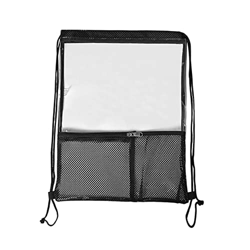 GLSTOY Wasserdichter Transparenter Rucksack Tragbarer Drawstring Backpack Für Sport Und Reisen Multifunktionale Sichtbare Tasche Für Strand Fitness Und Freizeit von GLSTOY
