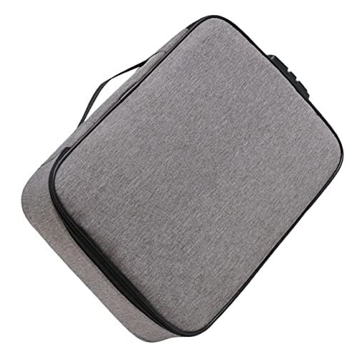 GLSTOY Dokumentenaufbewahrungstasche Mit Kombinationsschloss Multifunktionale Organizer-Tasche Für Große Kapazität Sicherer Schutz Für Wichtige Dokumente Strapazierfähigem von GLSTOY