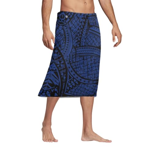 GLUDEAR Herren-Badeanzug, Wickelrock, Polynesisch, traditionell, Tribal, Tatau, Samoanisch, Lavalava, bedruckt, Pareo, Hawaii-Sarong, Marineblau, XXL/3XL GLUDEAR Herren-Badeanzug, Wickelrock, Polynesisch, traditionell, Tribal, Tatau, Samoanisch, Lavalava, bedruckt, Pareo, Hawaii-Sarong, Marineblau, XXL/3XL von GLUDEAR