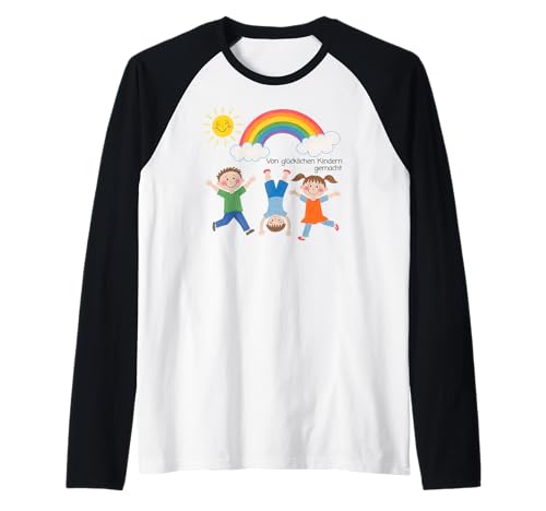 VON GLÜCKLICHEN Kindern GEMACHT. Glückliche Kinder Zeichnung Raglan VON GLÜCKLICHEN Kindern GEMACHT. Glückliche Kinder Zeichnung Raglan von GLÜCKLICHE KINDER X Lustige Kinder Zeichnung