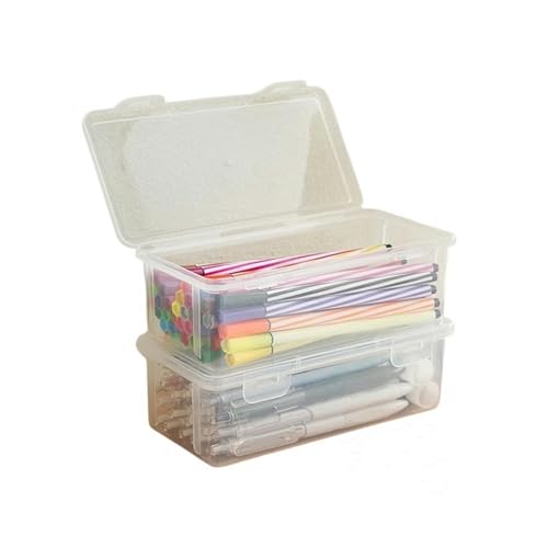 GLYLFQZJ Mäppchen 1Pcs Bencil Case Box Pp Material Transparent Bleistiftbox Beutel Stationery School Stifte Hülle Bleistiftlager-Einheitsgröße von GLYLFQZJ