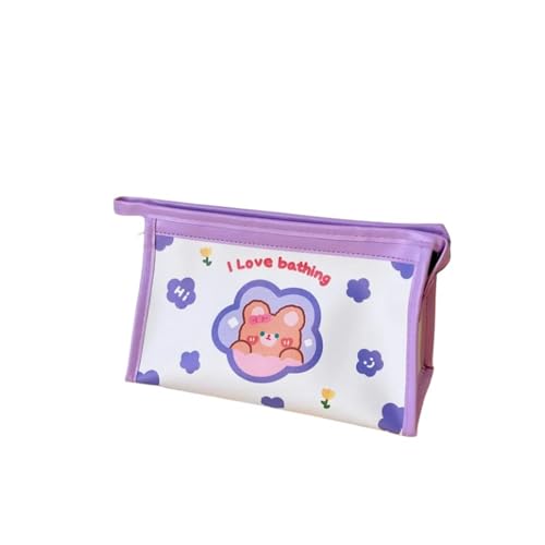 GLYLFQZJ Mäppchen Niedliche Mehrschichtstifte Gehäuse Mit Großer Kapazität Ästhetik Stationery Bleistift Bag Box Mädchen Organisatorin Kawaii Schulmaterial-Lila 1 Schicht von GLYLFQZJ