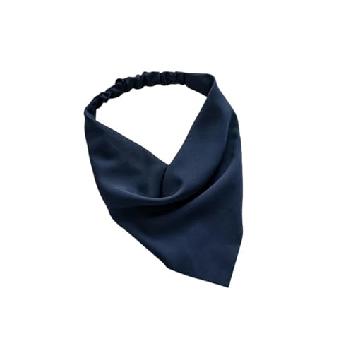 Sommerschal Sommer Frauen Feste Farbe Kopf Schalle Riangle Bandanas Chiffon Elastic Hairbänder Kinder Mädchen Stirnbänder Haarzubehör-17 von GLYLFQZJ