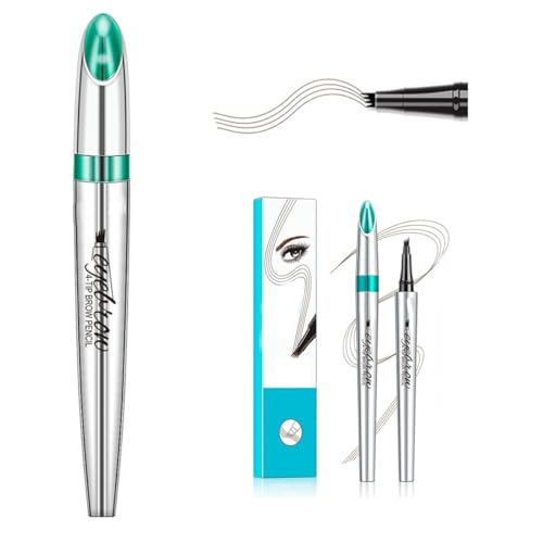 Microblading-Stift for Augenbrauen, Microblade-Augenbrauenstift mit 4 Zinken und Micro-Gabelspitze, wasserfester, langanhaltender Microblading-Bleistift for Augenbrauen, Microblading-Stift for natürli von GLazzy