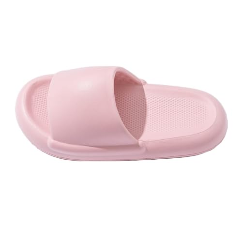 Duschschieber für Damen und Herren, weich, leicht, rutschfest, bequem, Duschschuhe für Sommer, drinnen und draußen, Strandpantoffeln, rose, Einheitsgröße von GLigeT