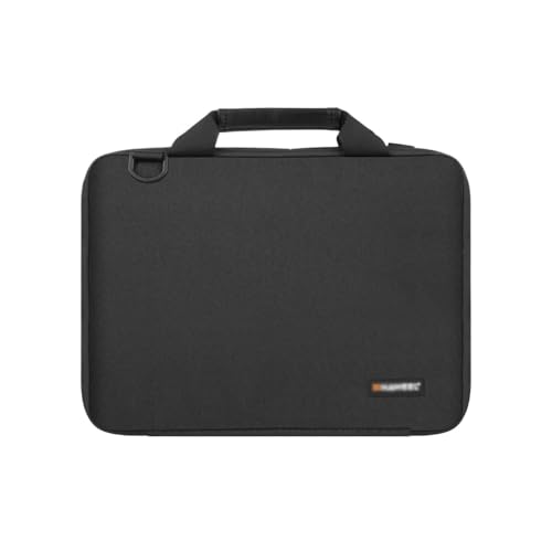 GLigeT Laptoptasche Schutzhülle 13,0 Zoll -16,0 Zoll Aktentasche, modische Umhängetasche, große Kapazität, Laptoptasche, Business-Pendeltasche Laptophülle (Color : Schwarz, Size : 14-16 inch) von GLigeT