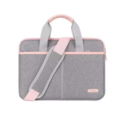 GLigeT Laptoptasche Schutzhülle 15,6-Zoll-Laptop-Schutzhülle, Tablet-Organizer-Tasche, tägliche Pendler-Aktentasche Laptophülle (Color : Pink, Size : 15.6 inches) von GLigeT