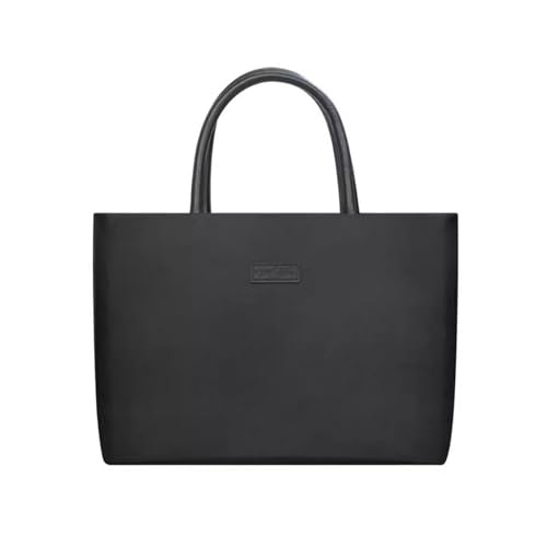 GLigeT Laptoptasche Schutzhülle Aktentasche 14-Zoll-Laptoptasche Handtasche mit großem Fassungsvermögen Wasserdichte tragbare Tablet-Computer-Liner-Tasche Laptophülle (Color : Schwarz) von GLigeT