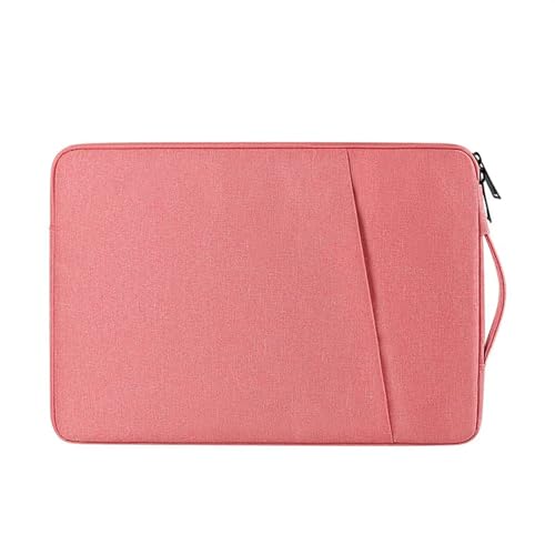 GLigeT Laptoptasche Schutzhülle Wasserdichte Handtasche 15,6-Zoll-Laptoptasche mit großer Kapazität Pendler-Aktentasche Tablet-PC-Schutzhülle Laptophülle (Color : Pink, Size : 15.6 inch) von GLigeT