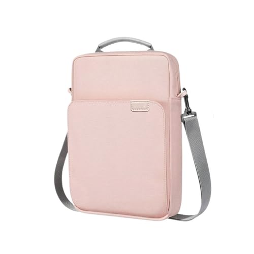 Laptoptasche Schutzhülle Laptop-Tablet-Umhängetasche for MacBook Air Pro 11 12 9. / 10,5 Zoll 11 Zoll iPad Pro Air Tablet-Tragetasche for Surface HP DELL Laptophülle ( Color : Pink , Size : 12-13.3inc von GLigeT