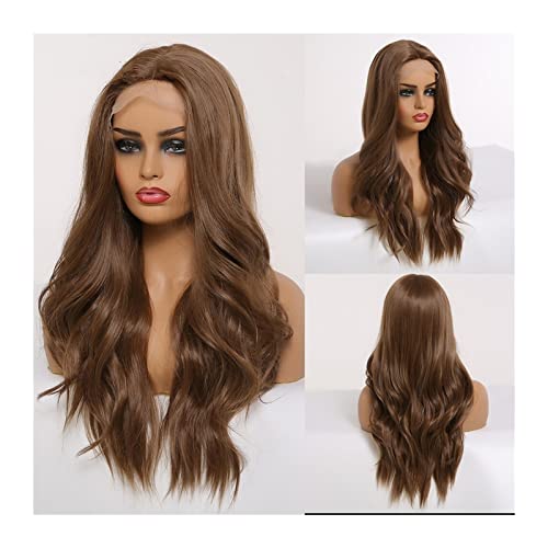 GLigeT perücken Braune Spitze Front Perücke Synthetische lang gewellte Wigs for Frauen Körperwelle Hochtemperatur Faser Spitze Perücke Natürliche Hohe Dichte Hitzebeständige Perücke Perücke GLigeT perücken Braune Spitze Front Perücke Synthetische lang gewellte Wigs for Frauen Körperwelle Hochtemperatur Faser Spitze Perücke Natürliche Hohe Dichte Hitzebeständige Perücke Perücke von GLigeT
