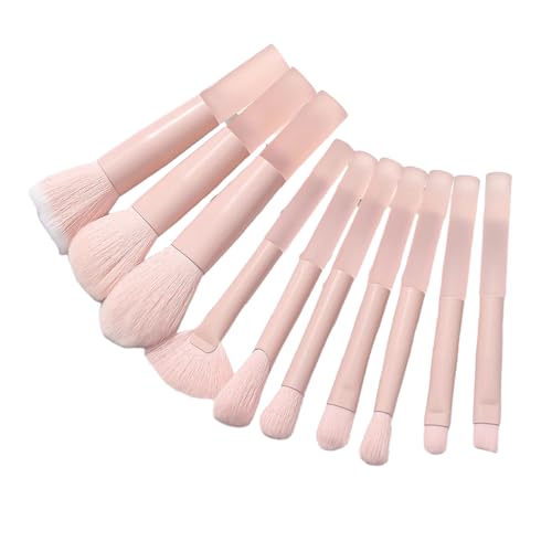 10x/Set Make Up Pinsel Set Kosmetikpinsel Lidschatten Pinsel Concealer Pinsel Reisepinsel Set Mit Aufbewahrungstasche Für Den Täglichen Gebrauch von GMBYLBY
