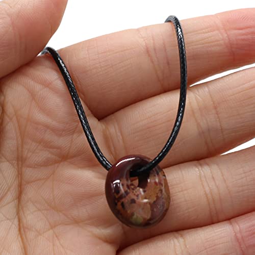 18-mm Kreis Heilung Kristalle Halskette Natürliche Halbschütze Chakren Edelstein Amulett Lucky Coin Charme Schutz Heilung Kristall Halskette Für Frauen Naturstein Naturstein Für Männer Frauen Wachs 18-mm Kreis Heilung Kristalle Halskette Natürliche Halbschütze Chakren Edelstein Amulett Lucky Coin Charme Schutz Heilung Kristall Halskette Für Frauen Naturstein Naturstein Für Männer Frauen Wachs von GMBYLBY