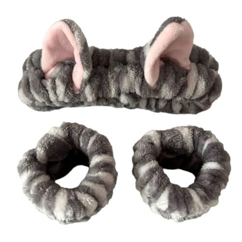 3-in-1 Damen-Make-up-Stirnbänder, Handgelenk-Waschband, Gesichtswasch- und Hautpflege-Zubehör 3-in-1 Damen-Make-up-Stirnbänder, Handgelenk-Waschband, Gesichtswasch- und Hautpflege-Zubehör von GMBYLBY
