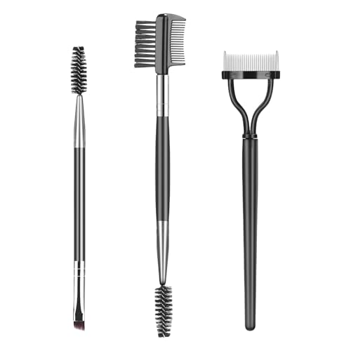 3pcs Wimpern Kamm Wimpernabscheider Stirnbürste & Augenbrauen Spoolie Für Entfernungen Klumpen Mascara Professionelle Augen Make Up Werkzeuge Augenbrauen Pinsel Wimkerscheibe Brauenbrauenkamm & Lash von GMBYLBY