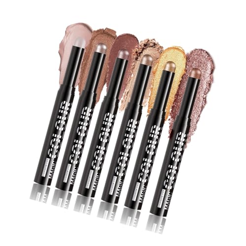 Creme Lidschatten Aufhöhlersticks Für Augen Wasserdichte Schimmer Schimmer Creme Lidschatten Applikator Stick Pigment Augen Make Up Pigmentiertes Augen Make Up von GMBYLBY