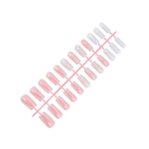 Elegan Christmas Press Auf Nägeln Langes Quadratisches Acryl Falsche Nägel Glänzende Schneeflocke Designs Nägel Kunstdekoration Für Frauen Elegan Christmas Press Auf Nägeln Langes Quadratisches Acryl Falsche Nägel Glänzende Schneeflocke Designs Nägel Kunstdekoration Für Frauen von GMBYLBY