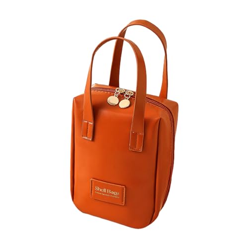Elegante Weiße Aufbewahrungstasche Kompaktes PU Toilettenorganisator Mit Und Mehreren Fächern Für Frauen Girls Make Up Tasche von GMBYLBY