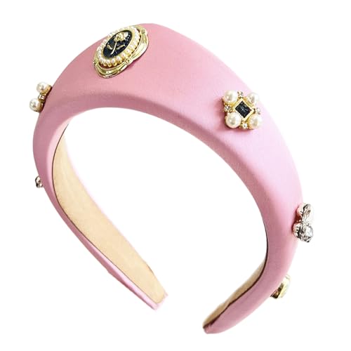 Elegantes Haarband mit Rosen und Perlen für Damen, modisches Haarband für Komfort und Vielseitigkeit bei verschiedenen Anlässen von GMBYLBY