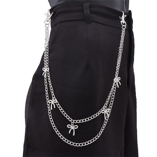 Elegantes Mehrschichtiger Metall Bowknot Ketten Taille Accessoire Für Verschiedene Outfits Frauen Mode Enthusiasten Hosen Kette Casual Party Outfit Elegantes Mehrschichtiger Metall Bowknot Ketten Taille Accessoire Für Verschiedene Outfits Frauen Mode Enthusiasten Hosen Kette Casual Party Outfit von GMBYLBY