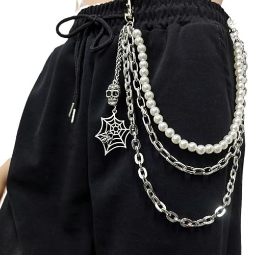 Elegantes Mehrschichtiger Metall Bowknot Ketten Taille Accessoire Für Verschiedene Outfits Frauen Mode Enthusiasten Hosen Kette Casual Party Outfit von GMBYLBY