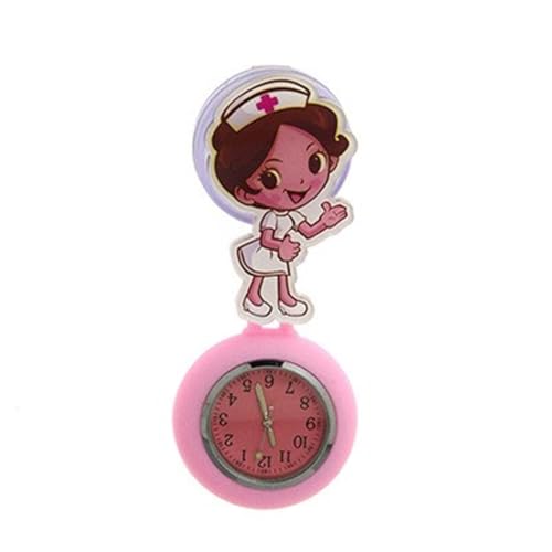 Essentielle Krankenschwester-Uhr, Medizin, Büro, einziehbarer Clip, Brosche für Krankenhaus, Pretty Nurse 13, M, Klassisch von GMBYLBY