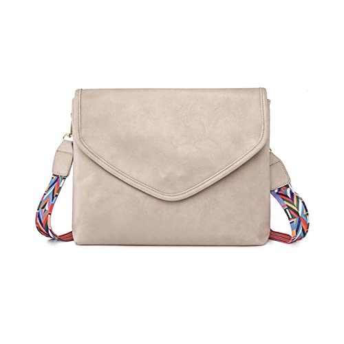 Fashion Crossbody Bag Für Frauen Umschlag PU Leder Schulter Gitarrengurt Schlinge Taschen PU Leder Crossbody Für Frauen von GMBYLBY