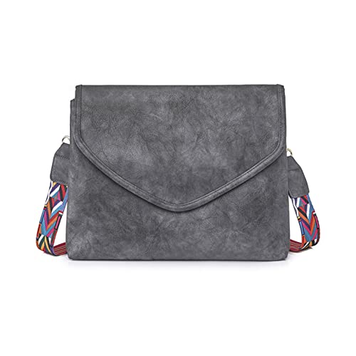 Fashion Crossbody Bag Für Frauen Umschlag PU Leder Schulter Gitarrengurt Schlinge Taschen PU Leder Crossbody Für Frauen von GMBYLBY